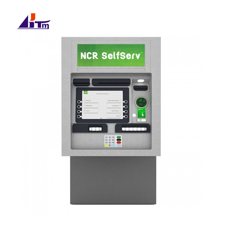 NCR SelfServ 34 NCR 6634 Walk-Up Through-The-Wall Full-Function ATM